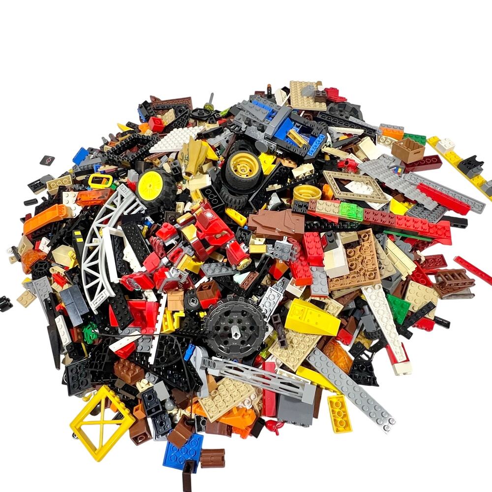 LEGO 5 lbs Bulk Lot Random Parts Pieces Building Blocks Clean Nice